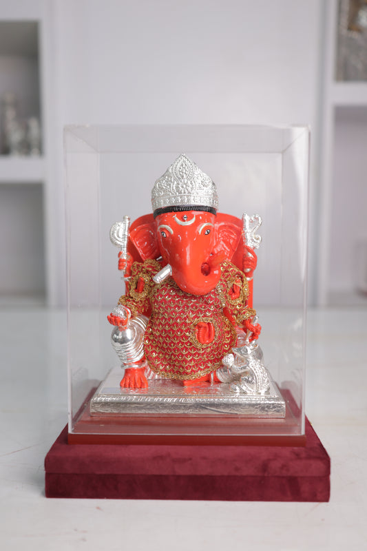 Handcrafted Moti Dungri Ganeshi Ji Idol