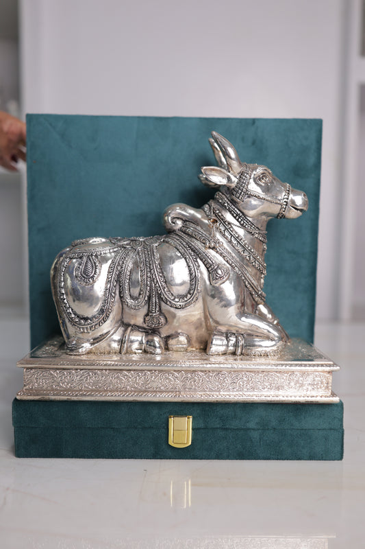 Handcrafted Seated Nandi Ji