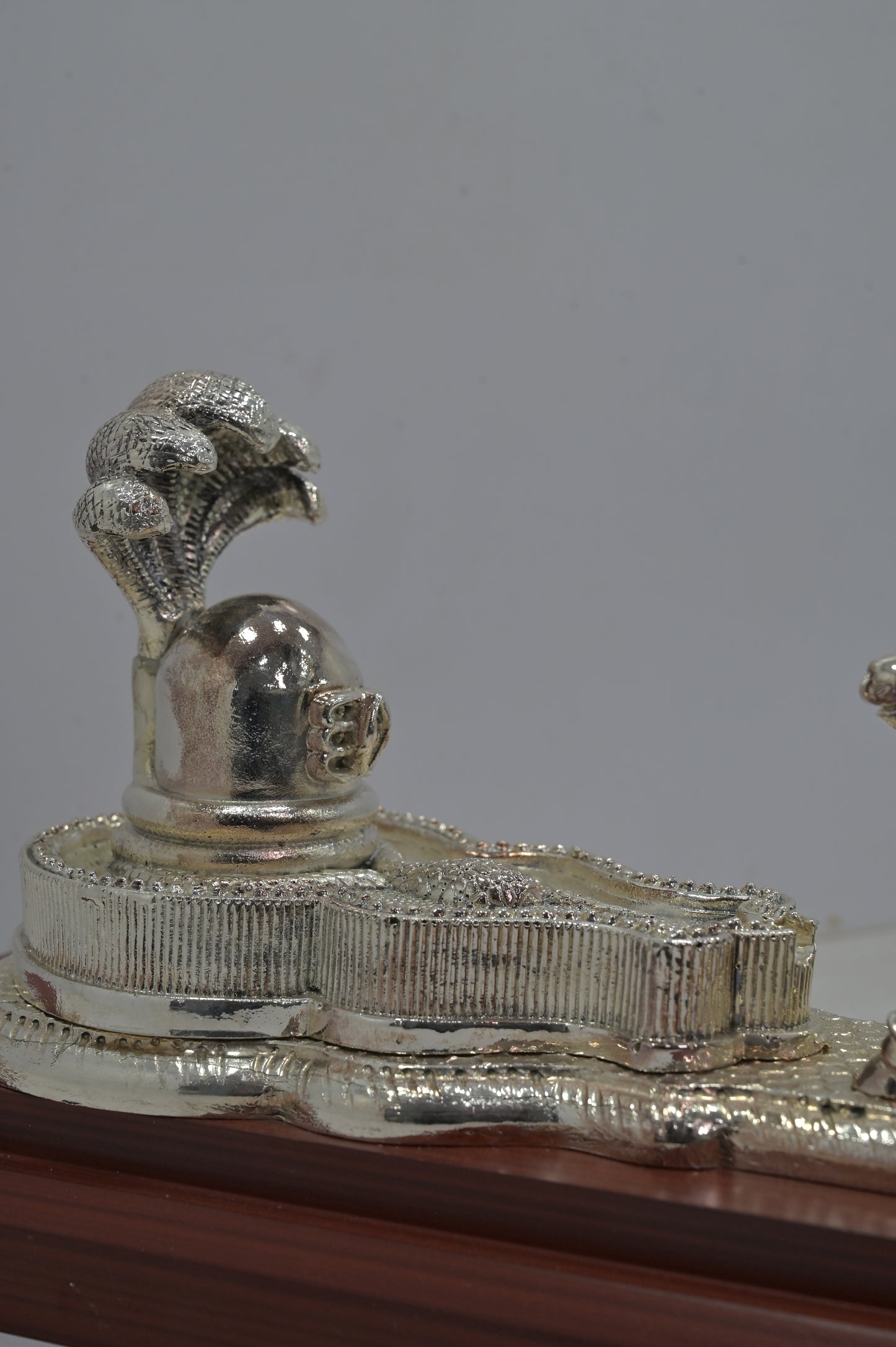 Silver Shiv Nandi Idol