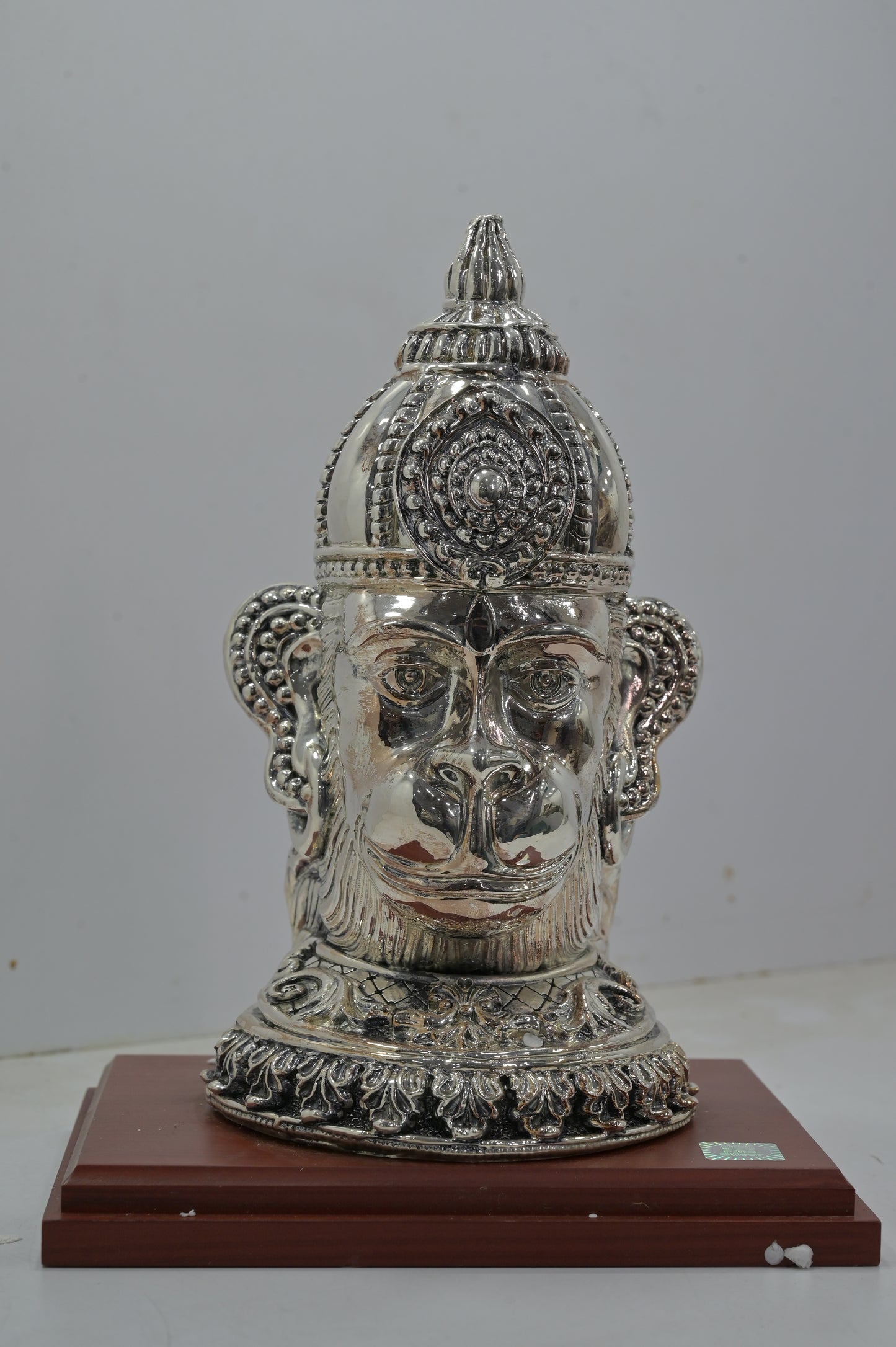 Lord Hanuman Ji Silver Face Idol
