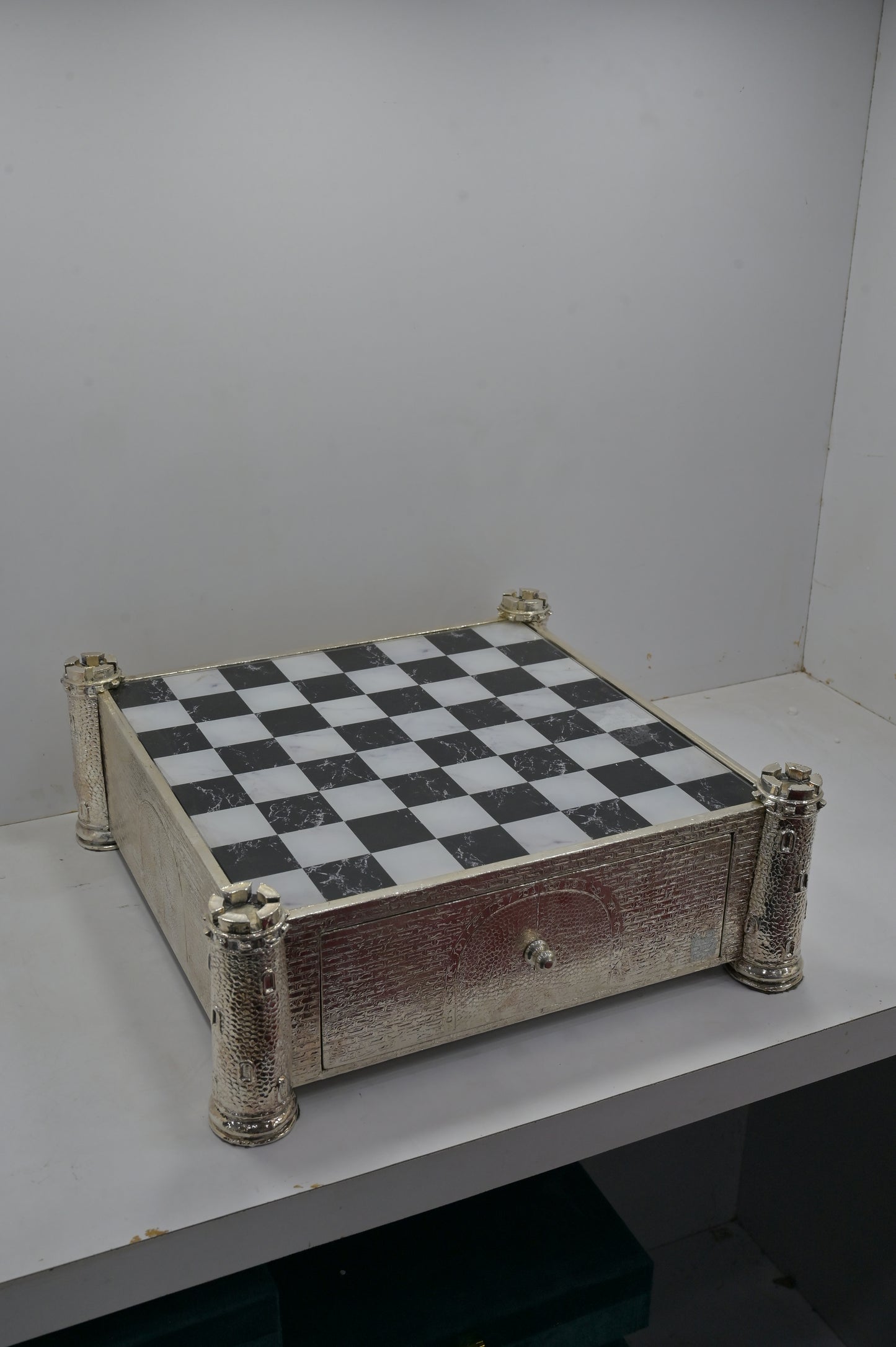Royal Kingdom Silver Chess Set