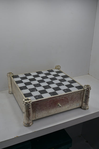 Royal Kingdom Silver Chess Set