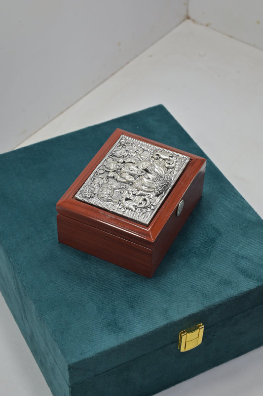 Heritage Silver Art Keepsake Box