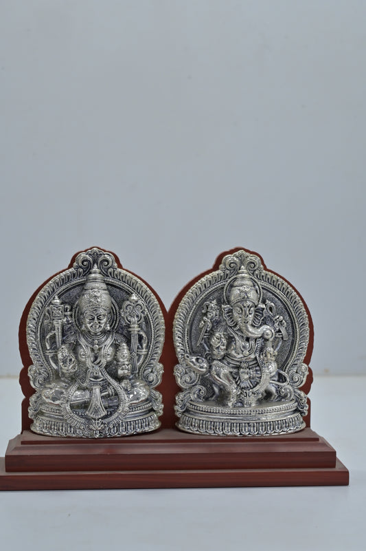 Divine Prosperity Lakshmi Ganesha Idol