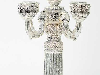Classic Heritage Silver Candle Holder